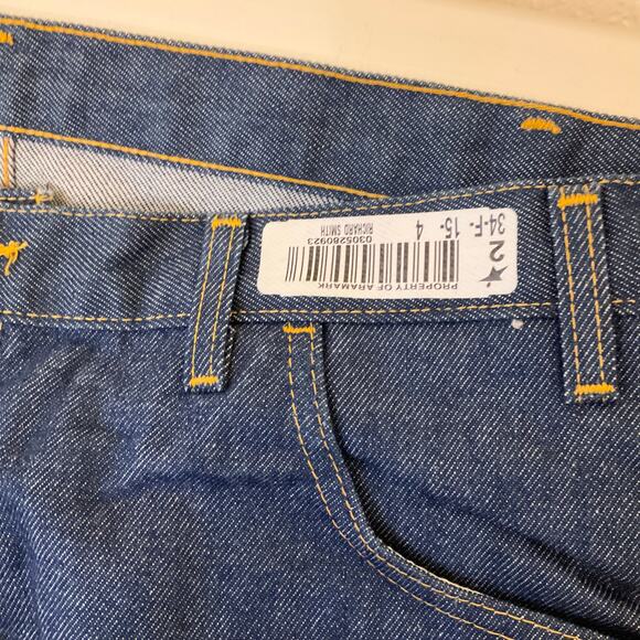 Aramark Men Durable Denim Straight Leg Jeans Size 36 x 34, Blue - Picture 7 of 10